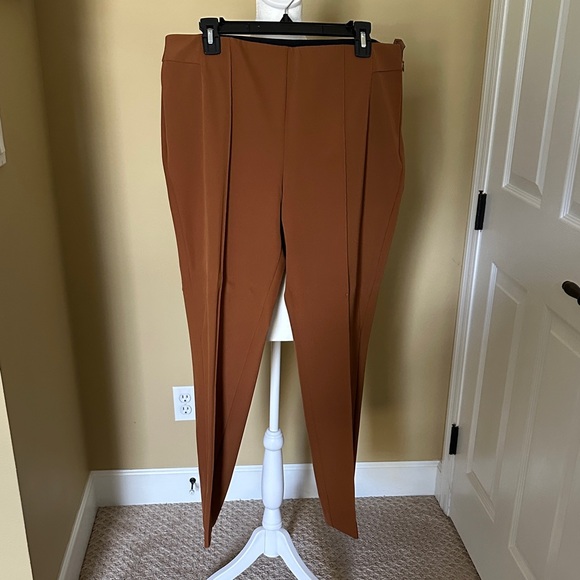 Lafayette 148 New York Tan Women's Trousers - Picture 1 of 4